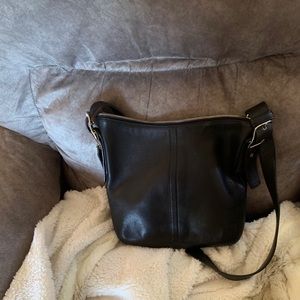 COACH LEATHER CROSSBODY HANDBAG